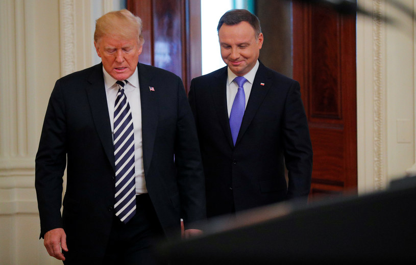 Prezydenci USA i Polski: Donald Trump i Andrzej Duda /Brian Snyder/Reuters /Agencja FORUM