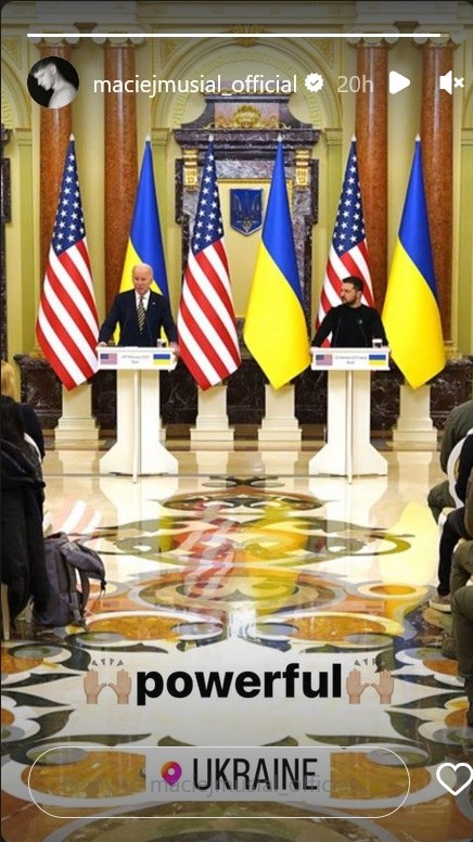 Prezydenci USA i Ukrainy - Joe Biden oraz Wołodymyr Zełenski /@maciejmusial_official