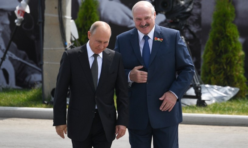 Prezydenci Władimir Putin i Alaksander Łukaszenka /Grigory Sysoev/SPUTNIK Russia /East News