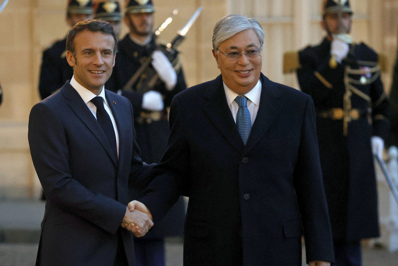 Prezydencji Francji i Kazachstanu /Chesnot /Getty Images