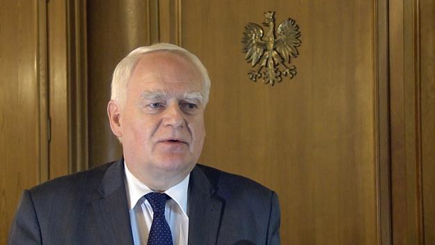 Prezydencki minister Olgierd Dziekoński /Newseria Biznes