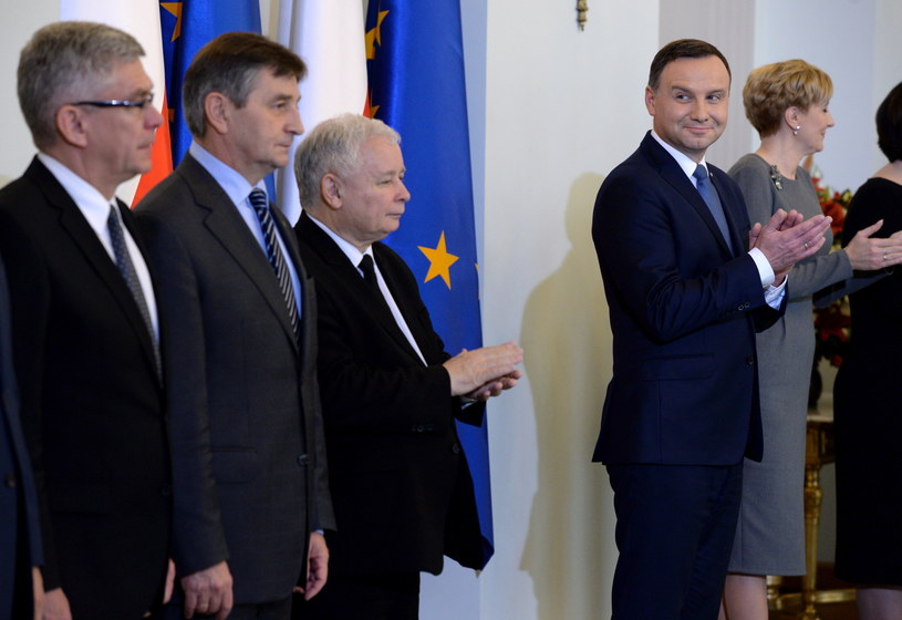 Prezydent Andrzej Duda desygnował Beatę Szydło na premiera /Jacek Turczyk /PAP