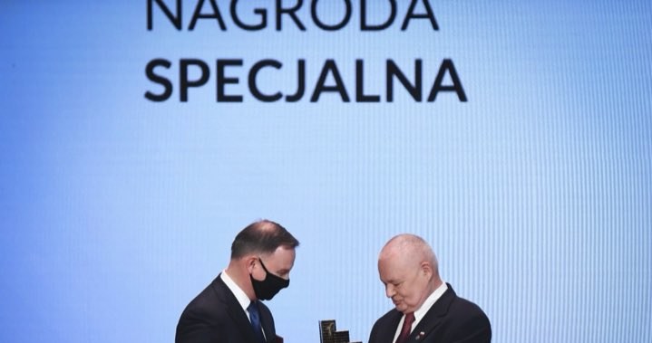 Prezydent Andrzej Duda i Adam Glapiński, prezes NBP