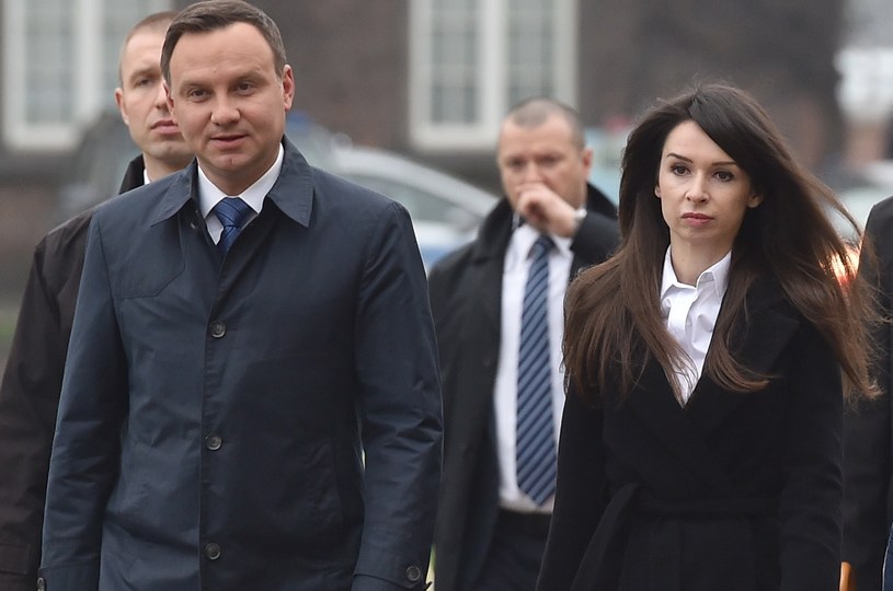 Prezydent Andrzej Duda i Marta Kaczyńska na Wawelu /Jacek Bednarczyk /PAP