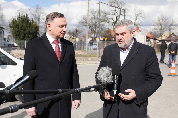 Prezydent Andrzej Duda i minister rolnictwa Jan Krzysztof Ardanowski /Paweł Supernak /PAP