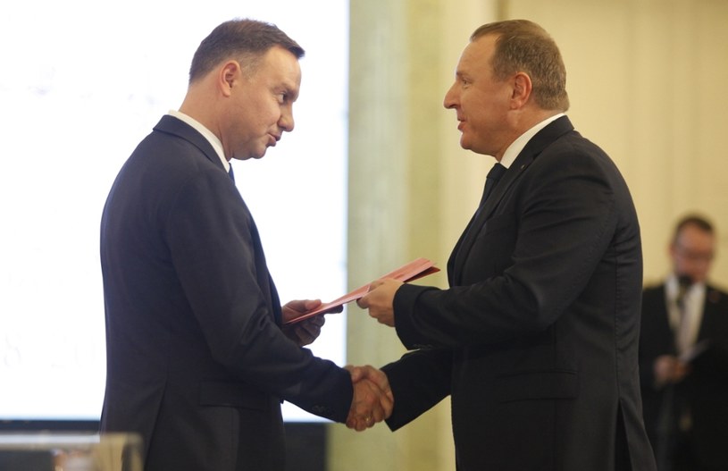 Prezydent Andrzej Duda i prezes Jacek Kurski /Stefan Maszewski /Reporter
