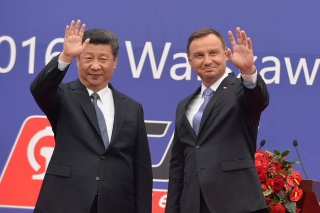 Prezydent Andrzej Duda i przewodniczący Chińskiej Republiki Ludowej Xi Jinping w Warszawie /PAP