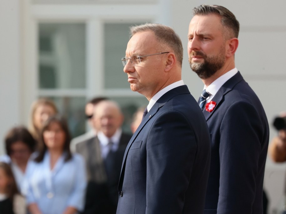 Prezydent Andrzej Duda i szef MON Władysław Kosiniak-Kamysz /Wojciech Olkusnik /East News