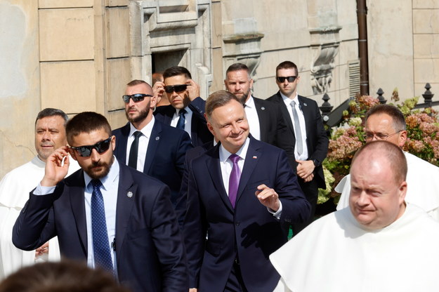 Prezydent Andrzej Duda na Jasnej Górze /Waldemar Deska /PAP