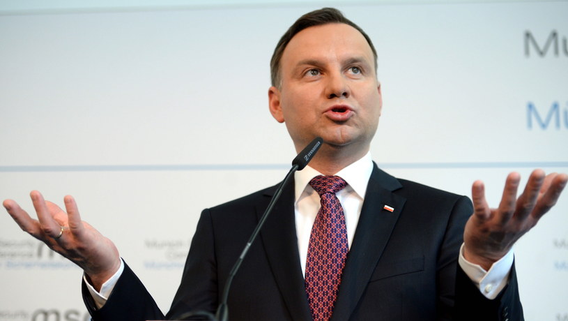Prezydent Andrzej Duda nie poczuł się urażony zachowaniem Łukasz O. /Jacek Turczyk /PAP