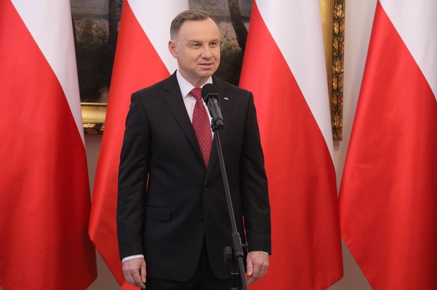 Prezydent Andrzej Duda podczas uroczystości wręczenia odznaczeń państwowych. / 	Paweł Supernak   /PAP