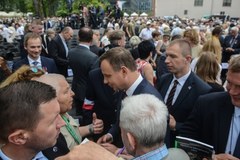 Prezydent Andrzej Duda spotkał  się z powstańcami warszawskimi