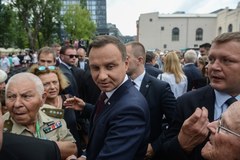 Prezydent Andrzej Duda spotkał  się z powstańcami warszawskimi