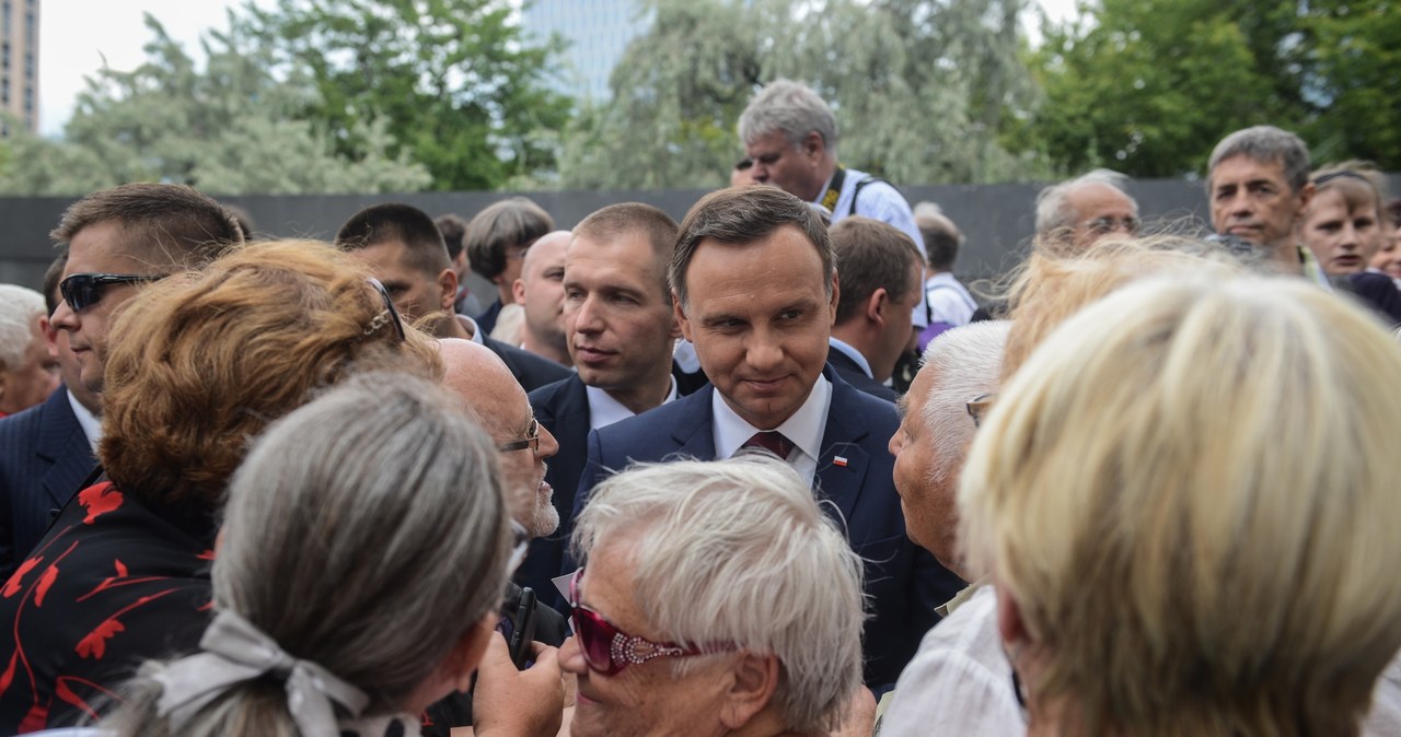 Prezydent Andrzej Duda spotkał  się z powstańcami warszawskimi