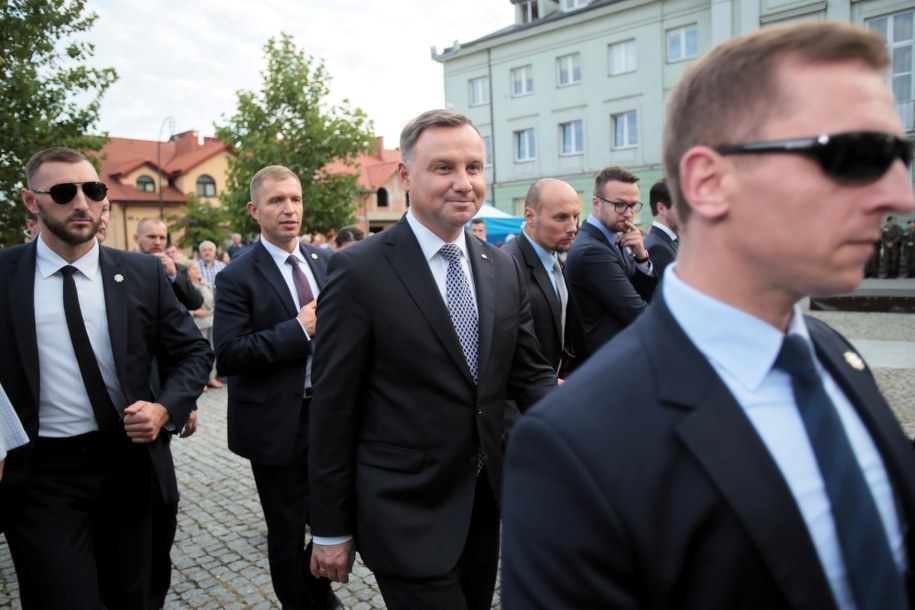 Prezydent Andrzej Duda w Białobrzegach /Leszek Szymański /PAP