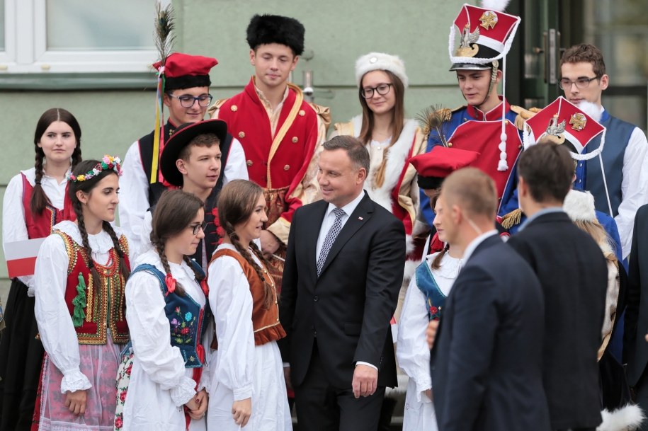 Prezydent Andrzej Duda w Białobrzegach /Leszek Szymański /PAP