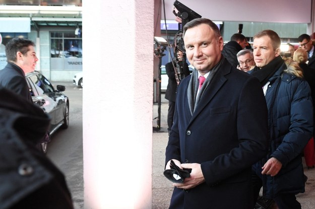 Prezydent Andrzej Duda w Davos / 	Radek Pietruszka   /PAP