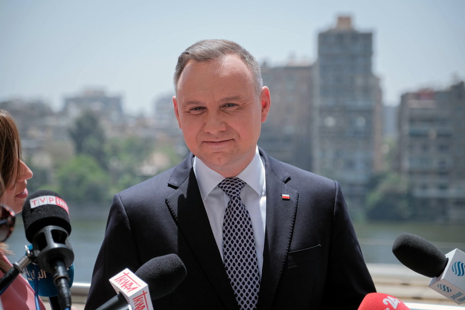 Prezydent Andrzej Duda w Egipcie /Mateusz Marek /PAP