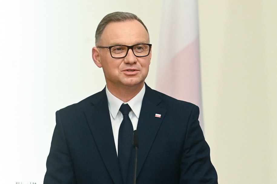 Prezydent Andrzej Duda w II turze wyborów prezydenckich udzieli poparcia Karolowi Nawrockiemu /Piotr Nowak /PAP