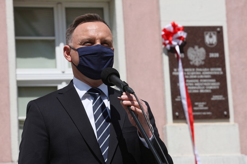 Prezydent Andrzej Duda w Międzyrzeczu / 	Lech Muszyński    /PAP