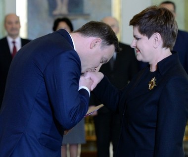 Prezydent Andrzej Duda w poniedziałek powoła rząd Beaty Szydło