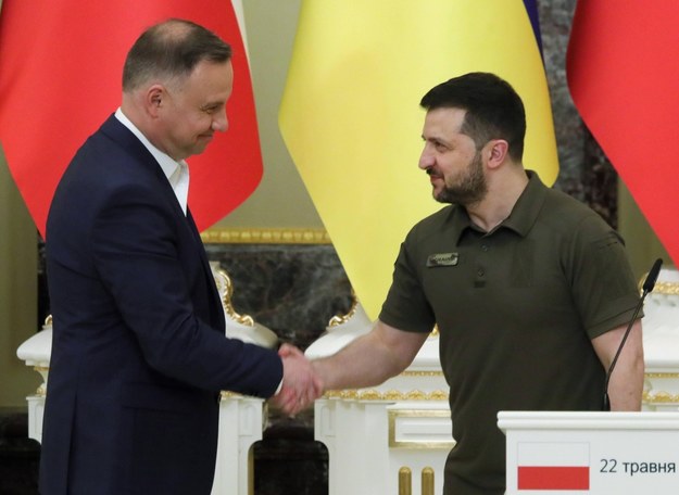 Prezydent Andrzej Duda w ukraińskim parlamencie - maj 2022 r. /UKRINFORM    /PAP