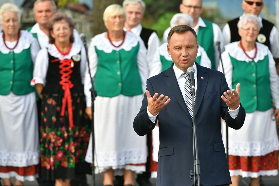 Prezydent Andrzej Duda w Zgorzelcu / 	Maciej Kulczyński    /PAP