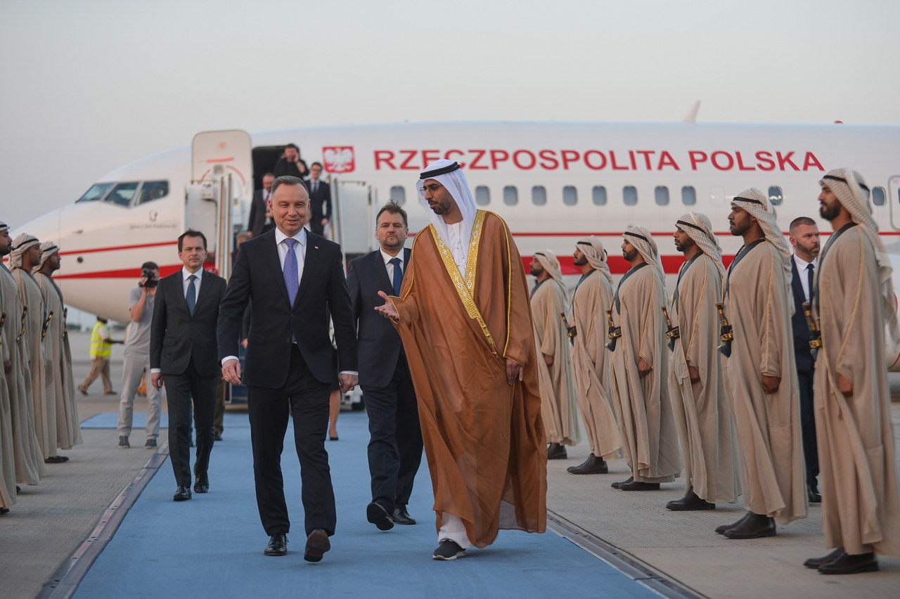 Prezydent Andrzej Duda w Zjednoczonych Emiratach Arabskich