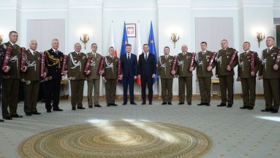 Prezydent Andrzej Duda wręczył nominacje generalskie