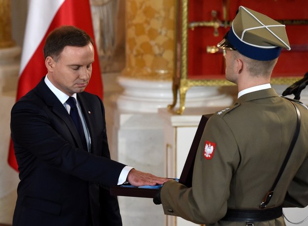 Prezydent Andrzej Duda /Radek Pietruszka /PAP