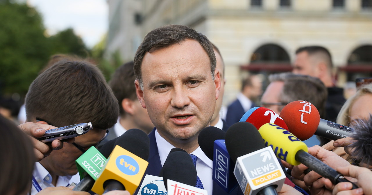 Prezydent Andrzej Duda /Paweł Supernak /PAP