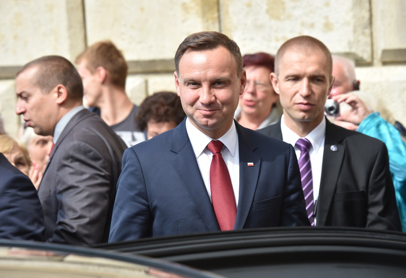 Prezydent Andrzej Duda /Jacek Bednarczyk /PAP