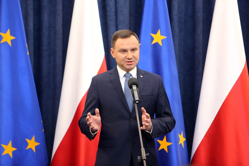 Prezydent Andrzej Duda /Leszek Szymański /PAP
