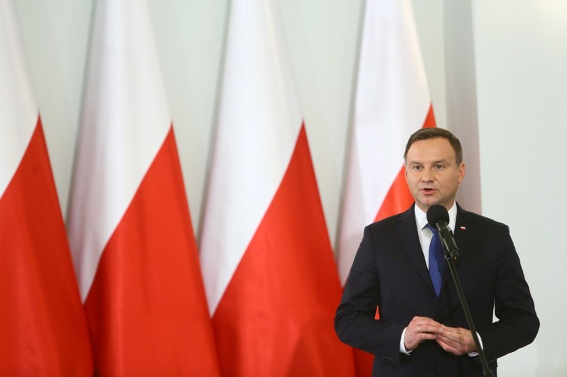 Prezydent Andrzej Duda /Leszek Szymański /PAP