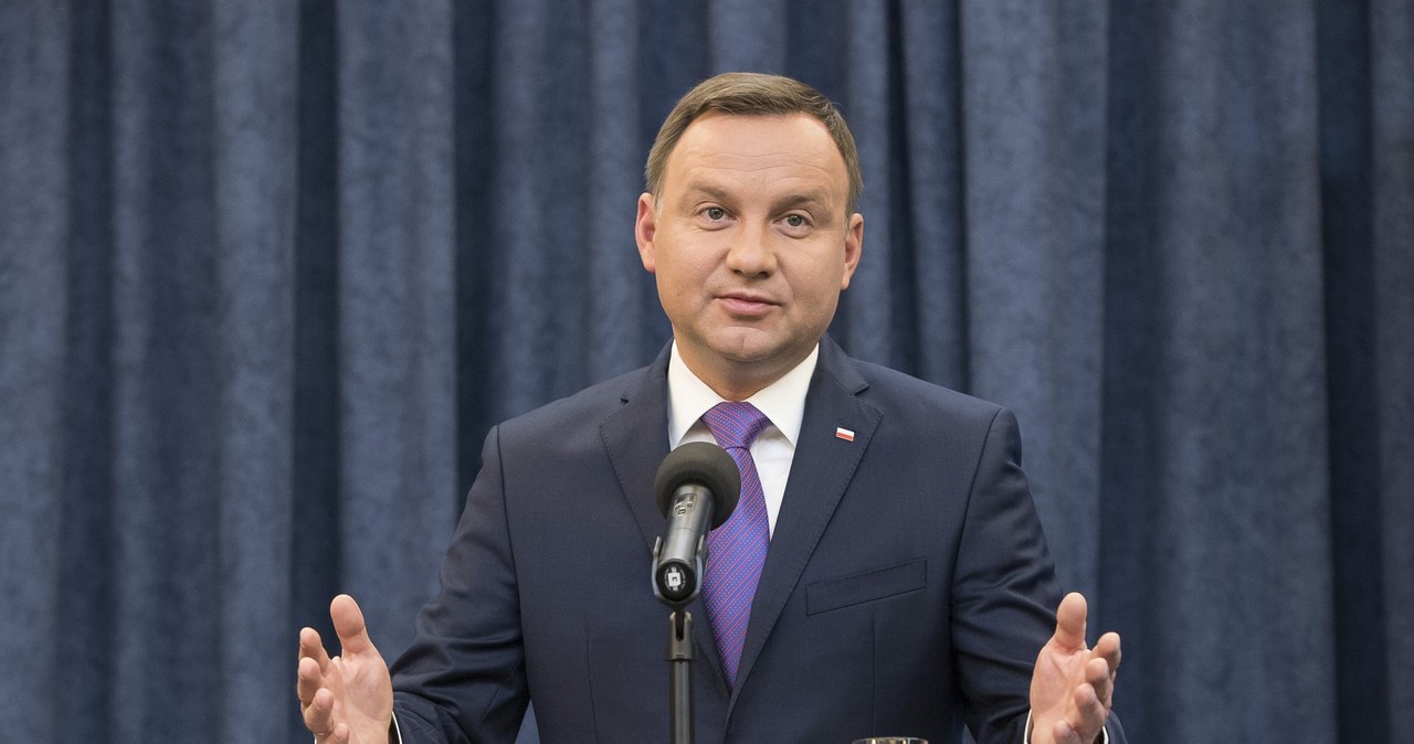 Prezydent Andrzej Duda /Jacek Domiński /Reporter