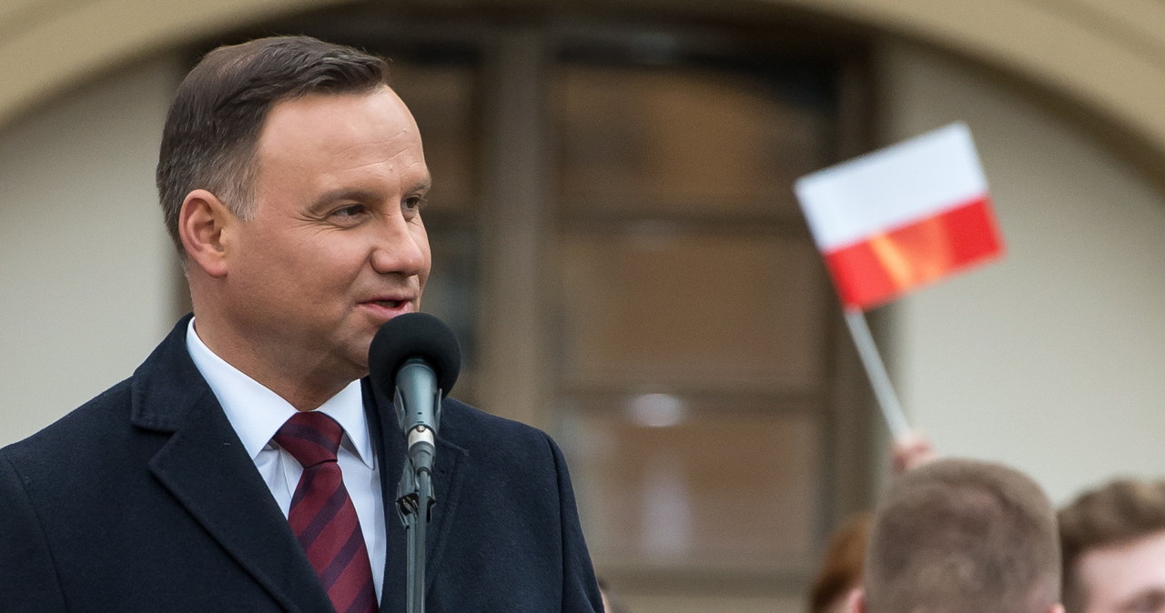 Prezydent Andrzej Duda /Maciej Kulczyński /PAP