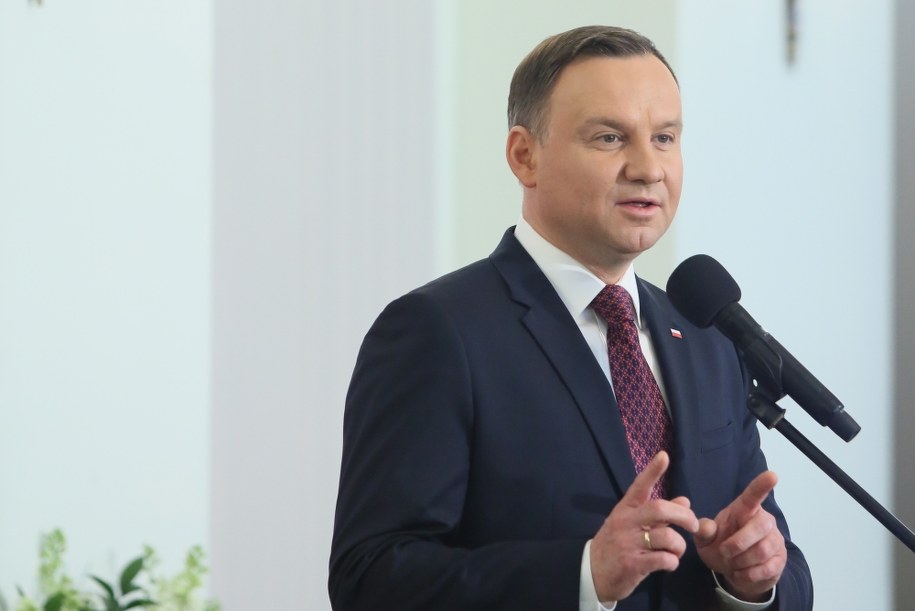 Prezydent Andrzej Duda /Leszek Szymański /PAP