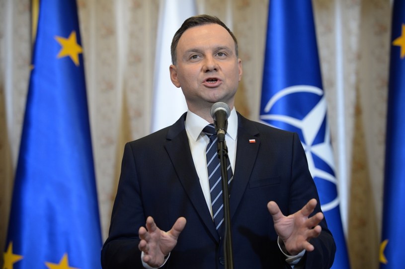 Prezydent Andrzej Duda /Jacek Turczyk /PAP