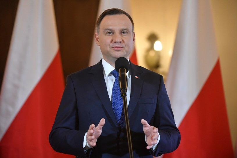 Prezydent Andrzej Duda /Bartłomiej Zborowski /PAP