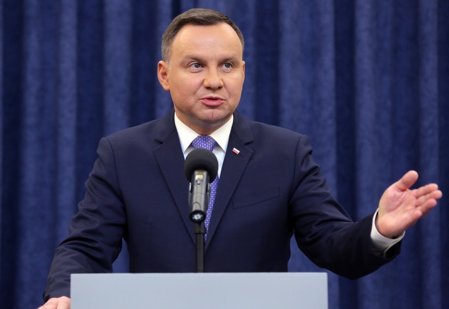 Prezydent Andrzej Duda /Tomasz Gzell /PAP