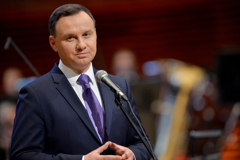 Prezydent Andrzej Duda /Fot. Lukasz Kalinowski /East News