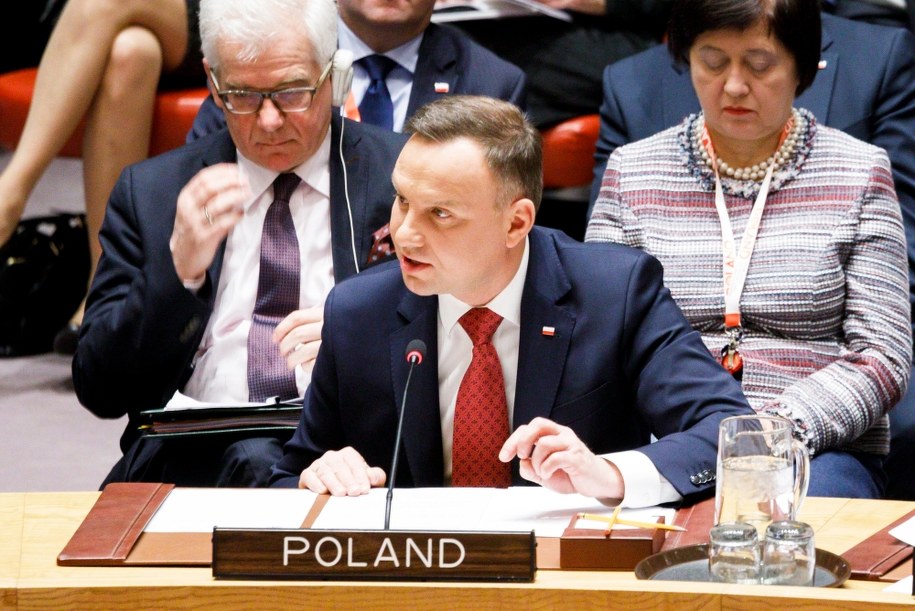 Prezydent Andrzej Duda /PAP/EPA