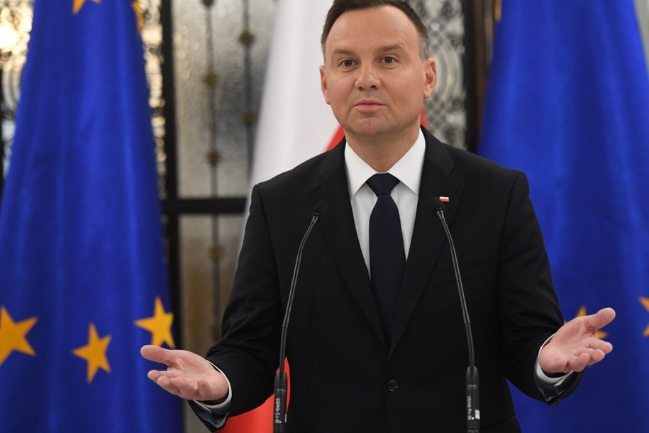 Prezydent Andrzej Duda /Radek Pietruszka /PAP