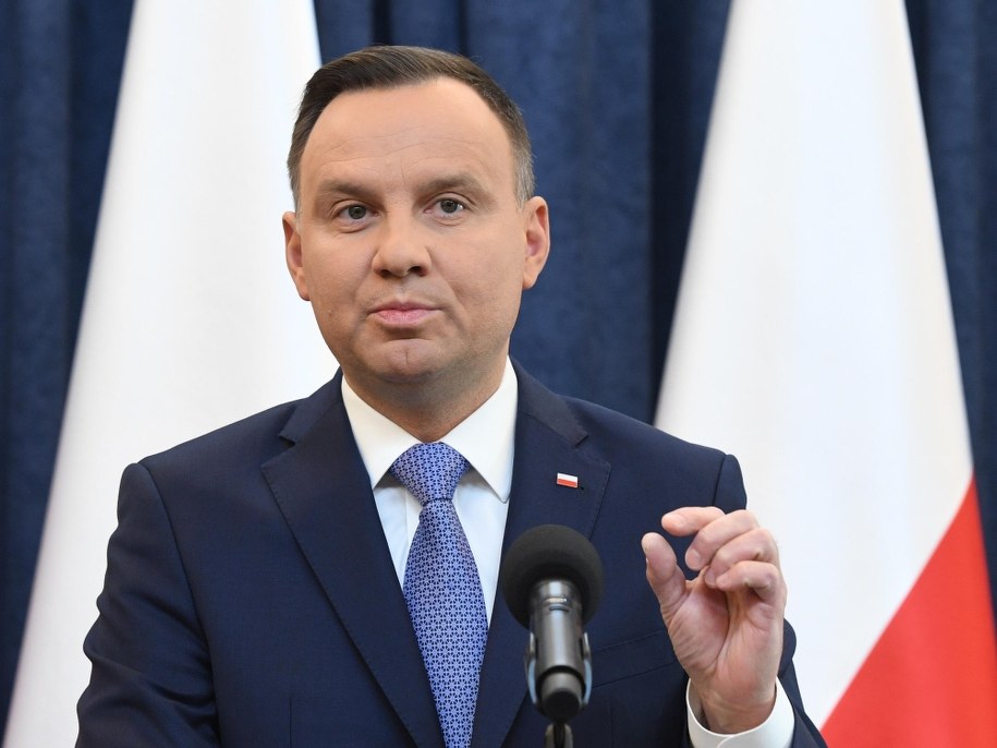 Prezydent Andrzej Duda /Radek Pietruszka /PAP