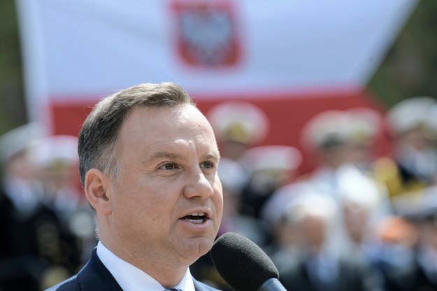 Prezydent Andrzej Duda / 	Adam Warżawa    /PAP
