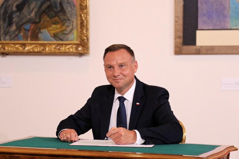 Prezydent Andrzej Duda /	Jacek Bednarczyk   /PAP