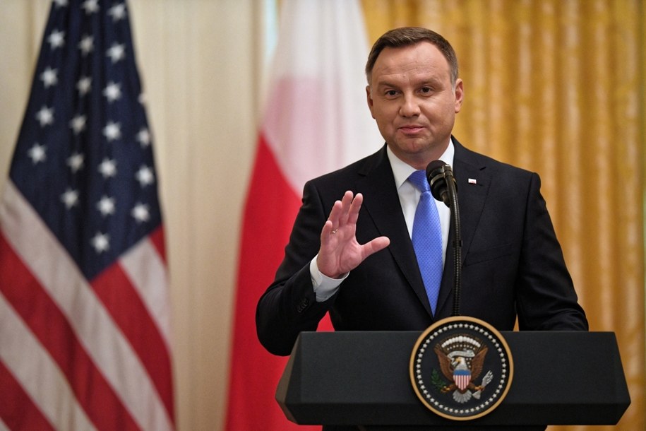 Prezydent Andrzej Duda /Radek Pietruszka /PAP