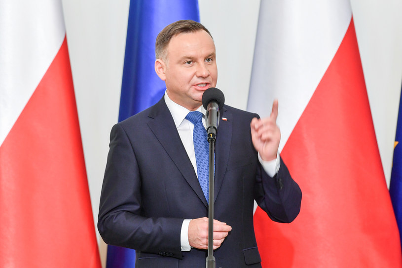 Prezydent Andrzej Duda /Jacek Domiński /Reporter