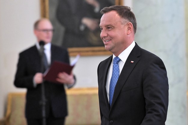 Prezydent Andrzej Duda / 	Radek Pietruszka   /PAP