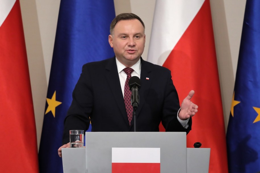 Prezydent Andrzej Duda / 	Tomasz Gzell    /PAP